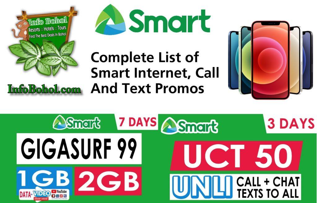 Complete List Of Smart Call And Internet Promos 2020 2021