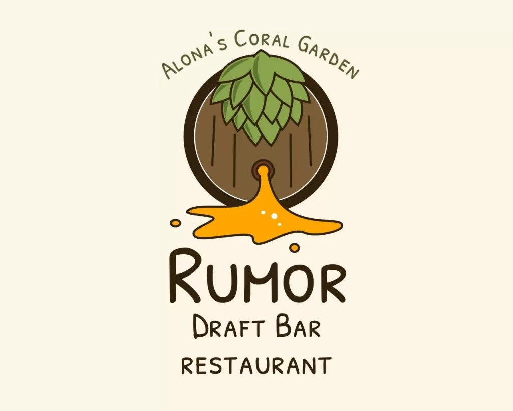 Rumor Draft Bar And Restaurant Panglao Island Bohol Philippines Logo